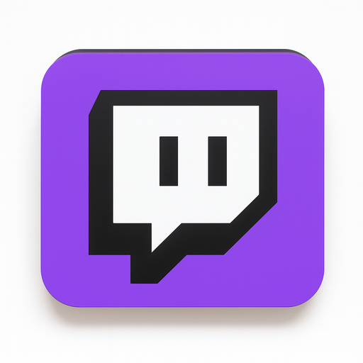 Twitch LED Duvar & Masa Lambası – Yayıncı & Gamer Odası Dekor Işığı (22×19 cm)