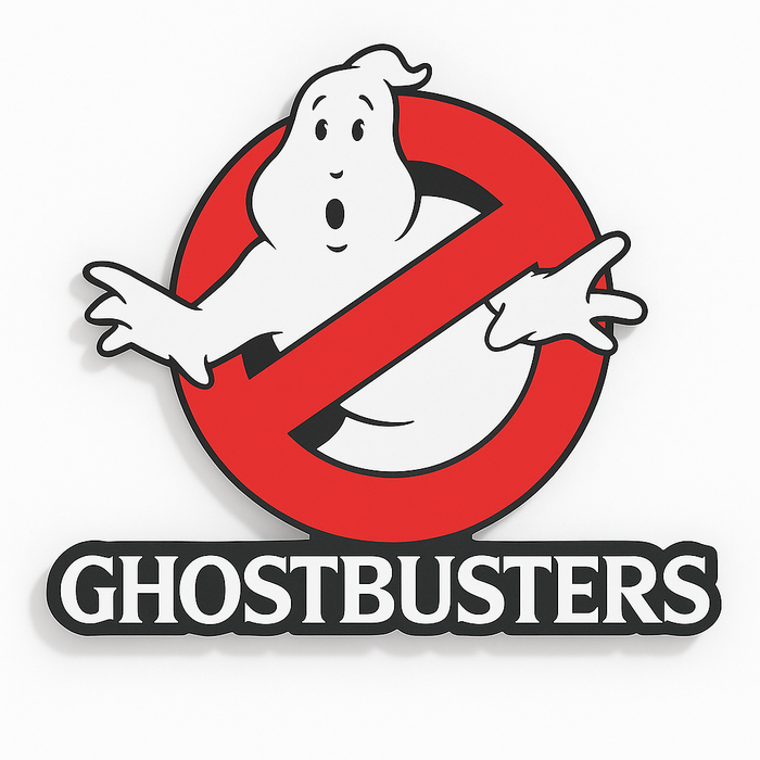 Ghostbusters LED Lightbox | İkonik Film Dekoru, Duvar & Masaüstü Aydınlatma