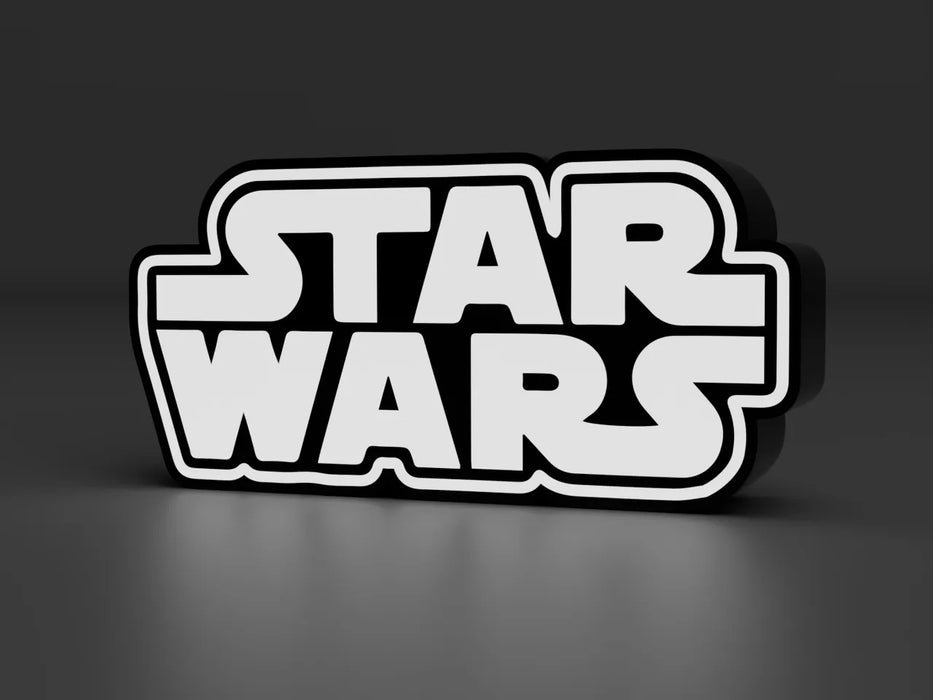 Star Wars Işıklı LED Lightbox – Oda & Masa Dekoru