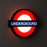 Underground Işıklı Duvar Dekoru | LED Lightbox Retro Metro Tabelası