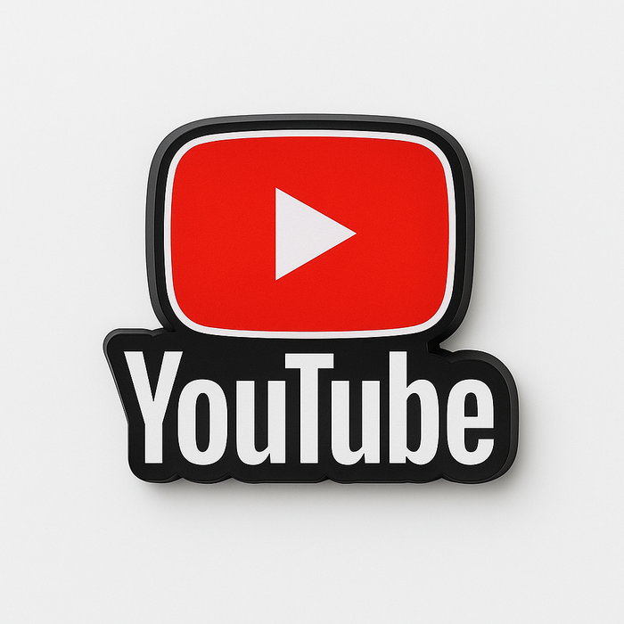 YouTube Logo LED Işık | Creator LightBox