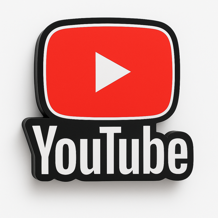 YouTube Logo LED Işık | Creator LightBox